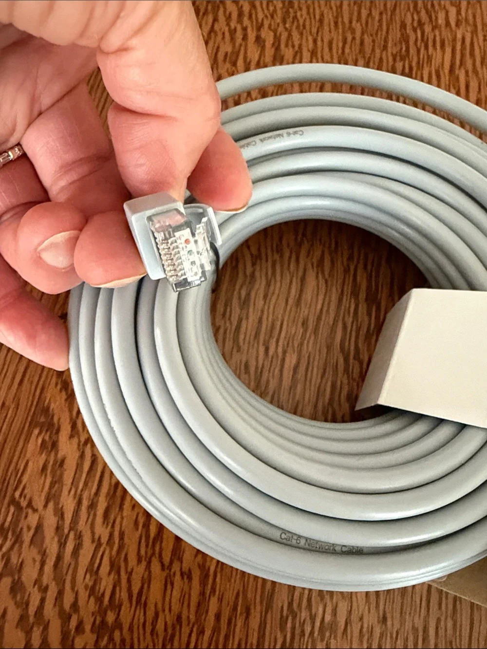 Insignia 50' Gray Ethernet Network Cable - 10 Gbps